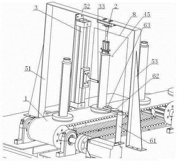 Glass fiber bobbin rest yarn removing device and control method thereof