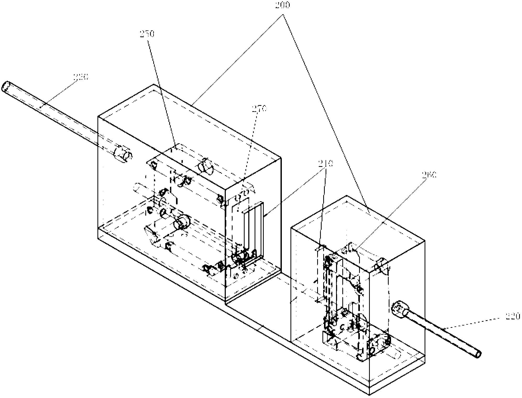 Protecting device and calibrating device with same