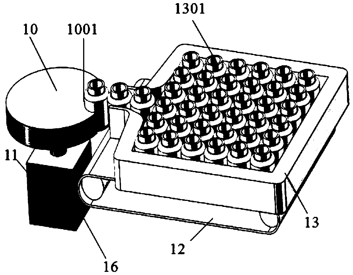 Extraction and purification device and method utilizing magnetic extraction material