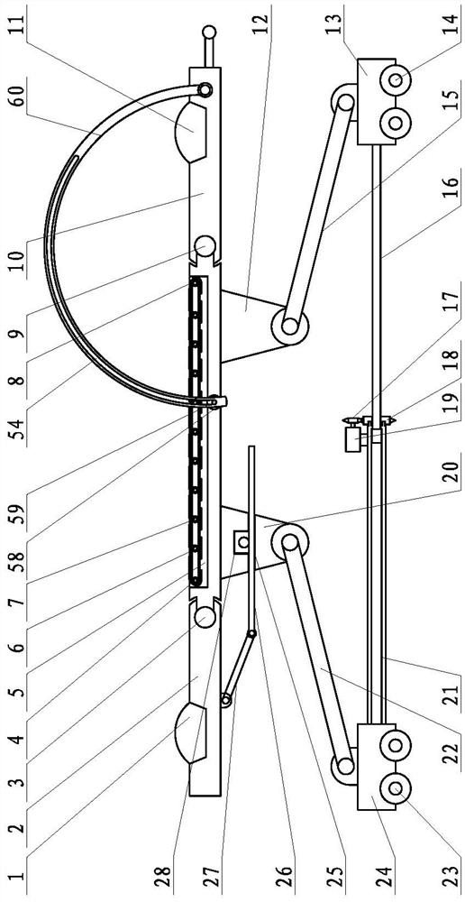 Special pregnant woman or puerpera transfer rehabilitation device for obstetrical department