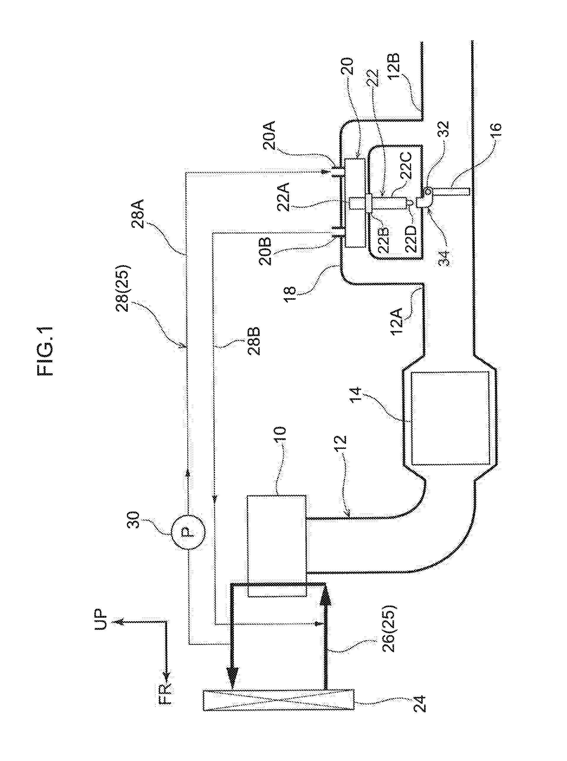 Exhaust heat recovery structure