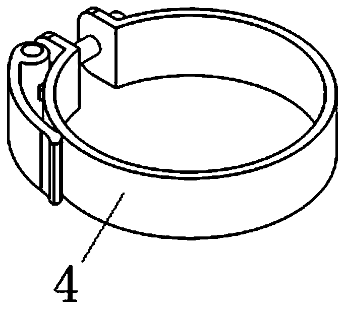 Flexible operation clamping mechanism and operation tool