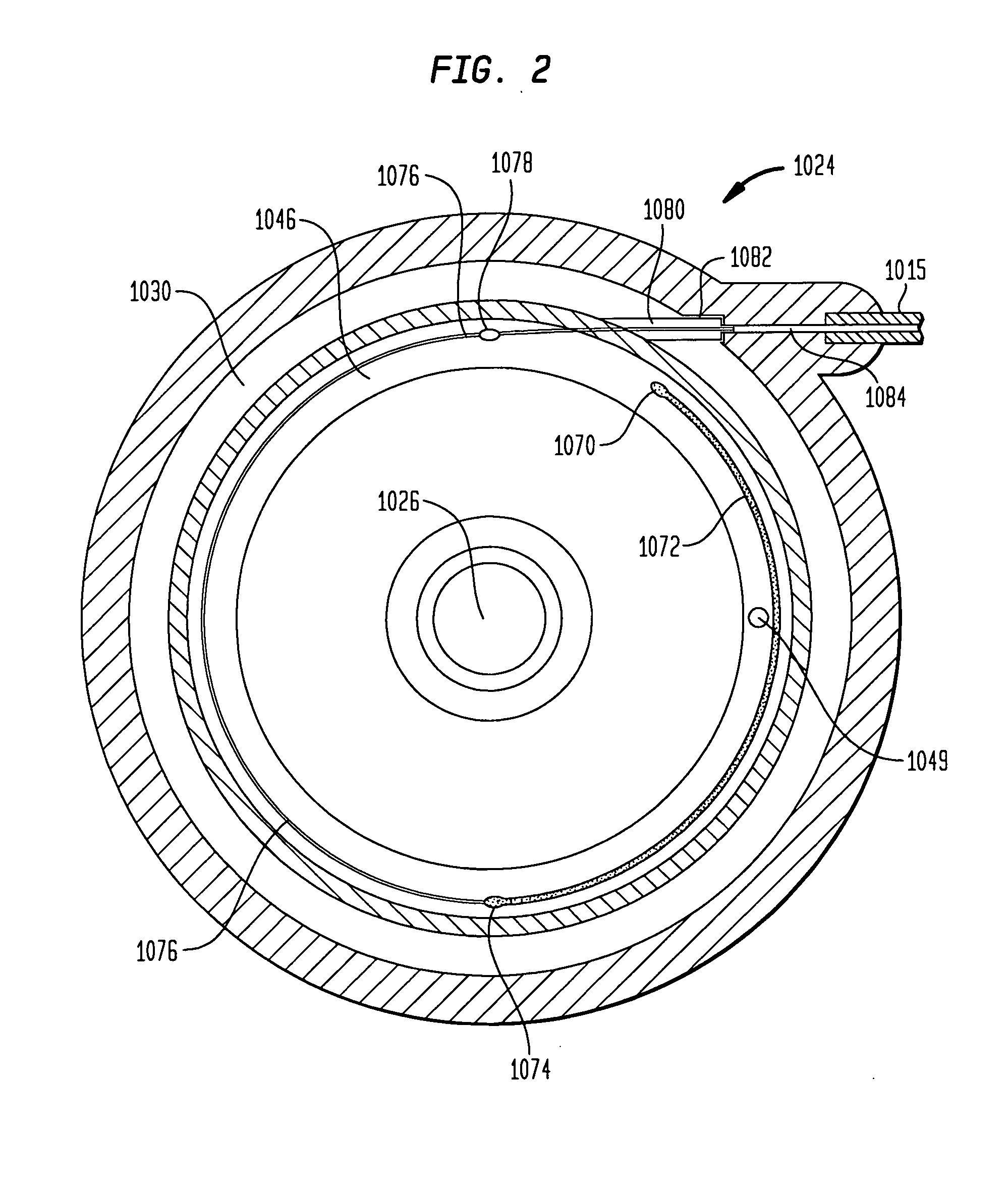 Reduced size implantable pump