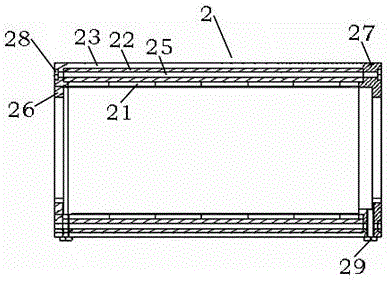 Magnetic field shielding device for machining of permanent magnet rotating shaft