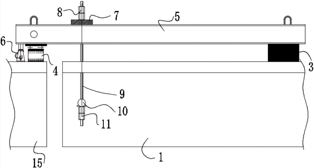 Installation method of no-bracket prefabricated bracket intermediate beam