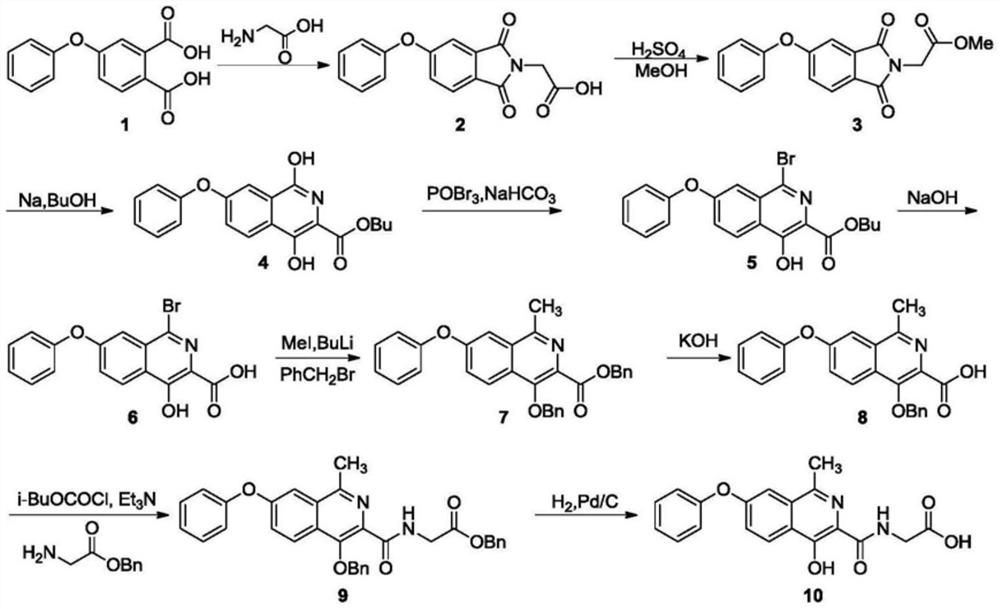 A kind of synthetic method of Kebomei