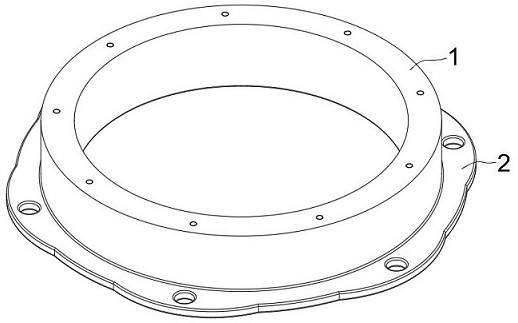 A shock absorption device for electric vacuum pump of new energy vehicle