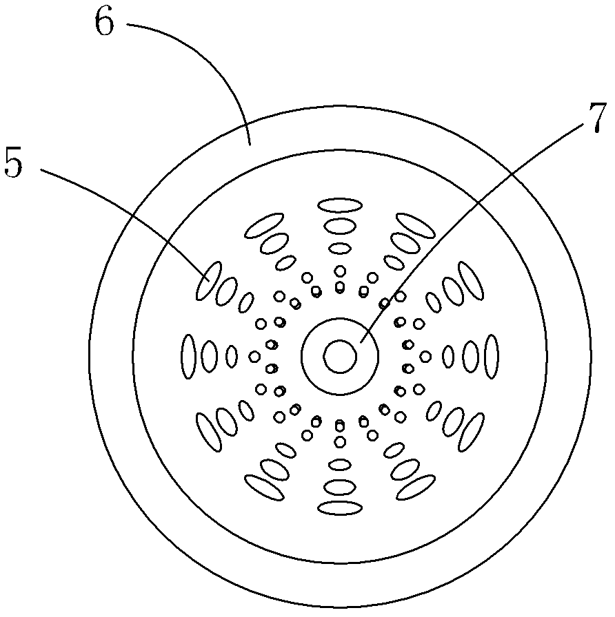 Variable-diameter columnar type gas pressure spring