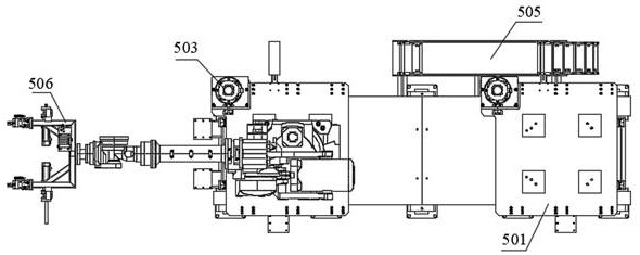 Robot flexible unit for clamping cantilever pipe fitting of overhead line system