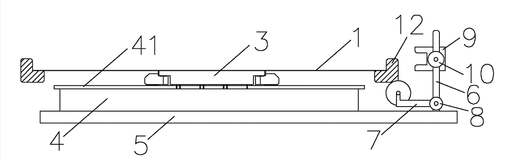 Device for coating heat-conducting silicone grease on radiation surface of insulated gate bipolar translator (IGBT) module and related coating method