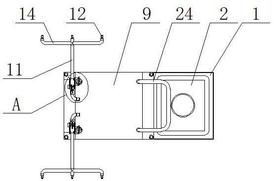 Remote control self-propelled sprayer for greenhouse vegetable planting