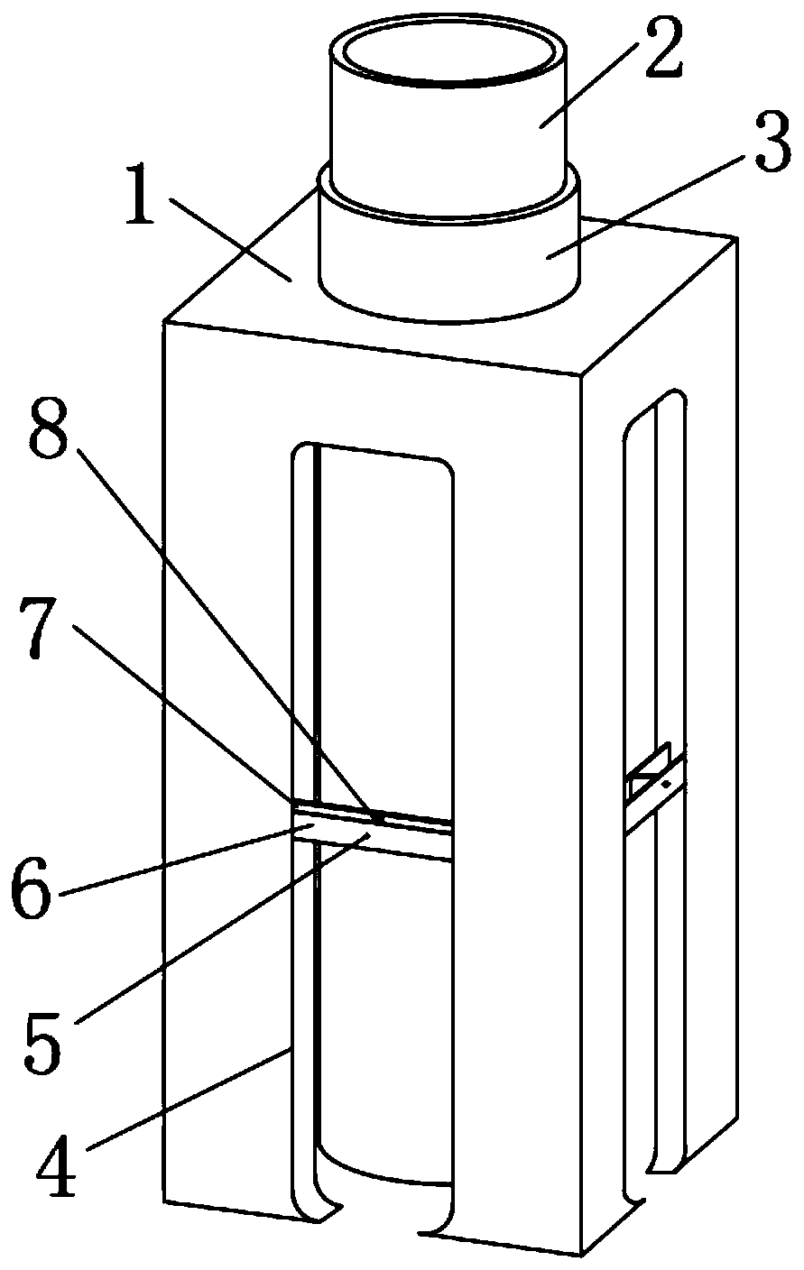 Main deck pile fixing frame of non-self-propelled self-elevating wind power installation platform