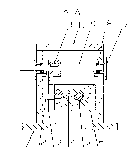 Rotation valve driving device