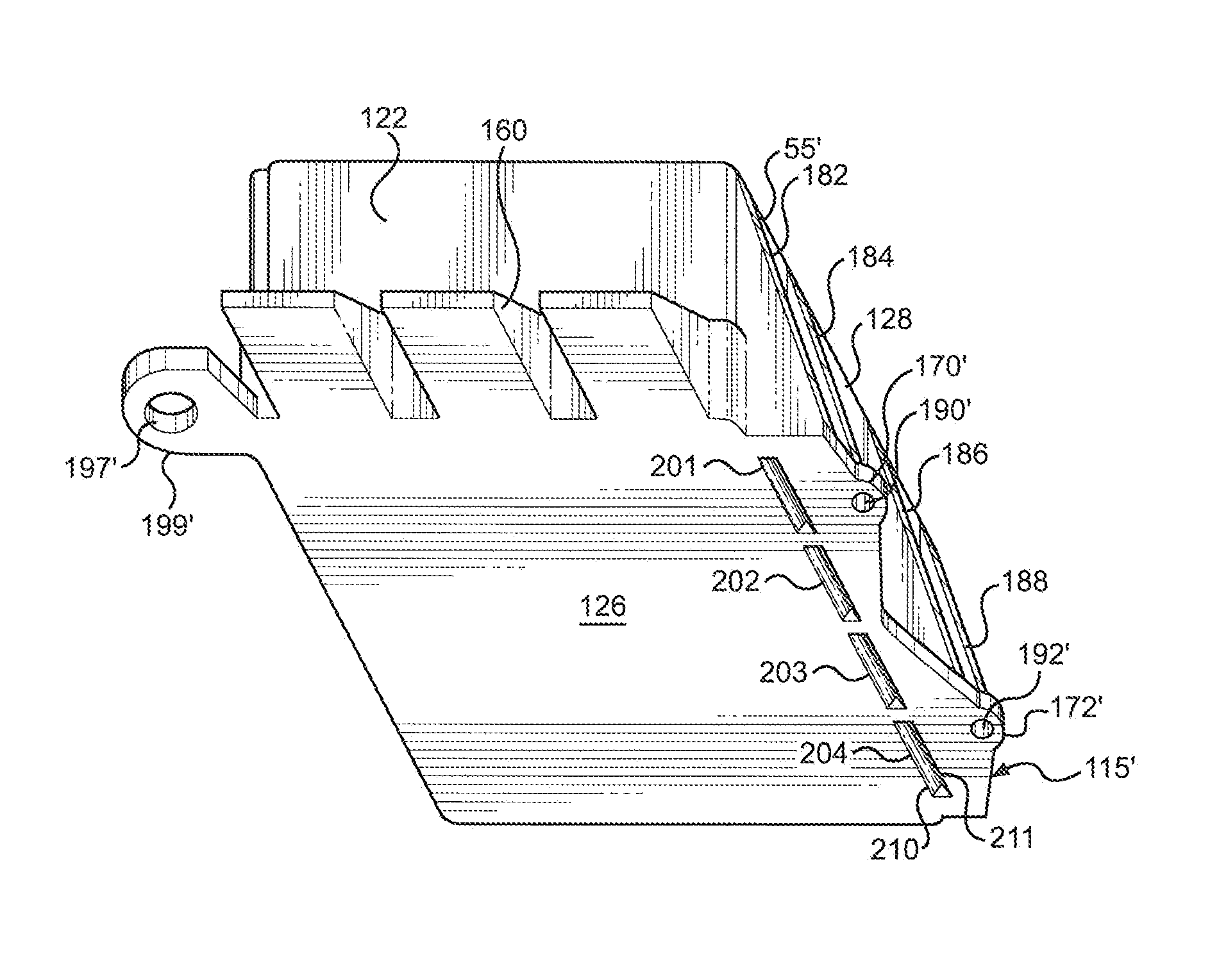 Mounting system for an electronic control module housing in a vehicle