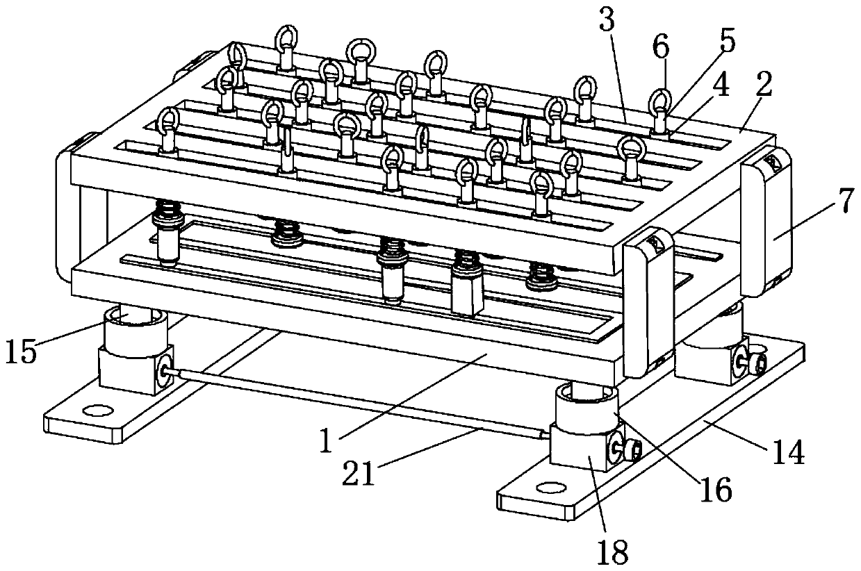 A circuit board fixing device that prevents desoldering and facilitates disassembly and installation