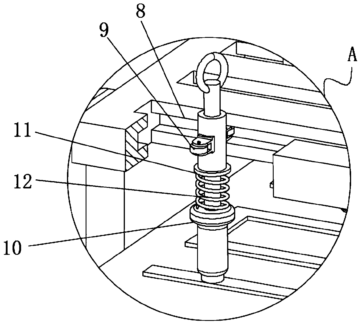 A circuit board fixing device that prevents desoldering and facilitates disassembly and installation