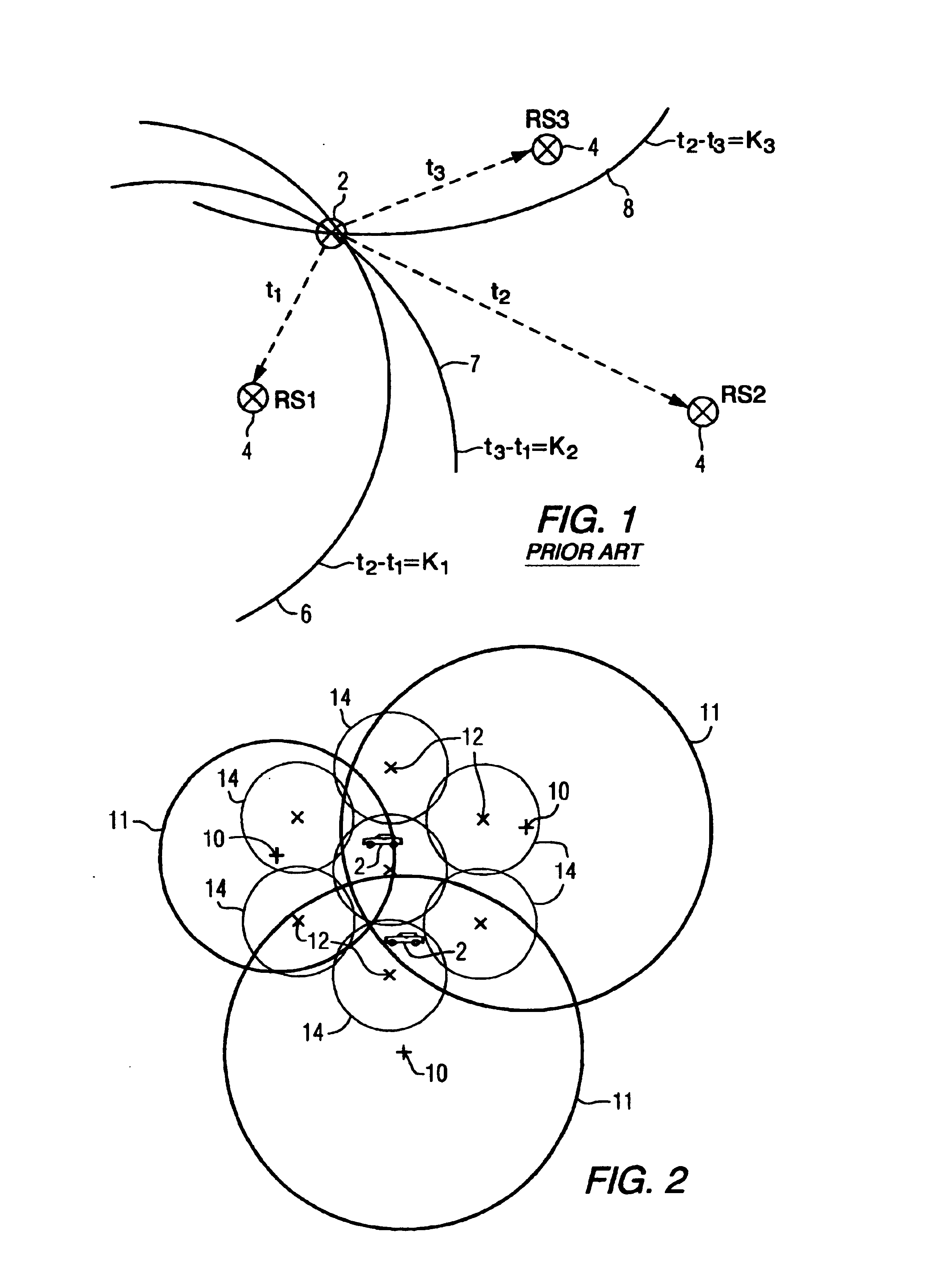 Method and apparatus for geolocating a wireless communications device