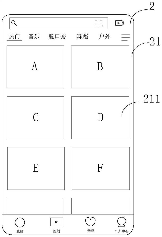 Direct broadcasting room entering method and device based on cover erasing and drawing and computer equipment