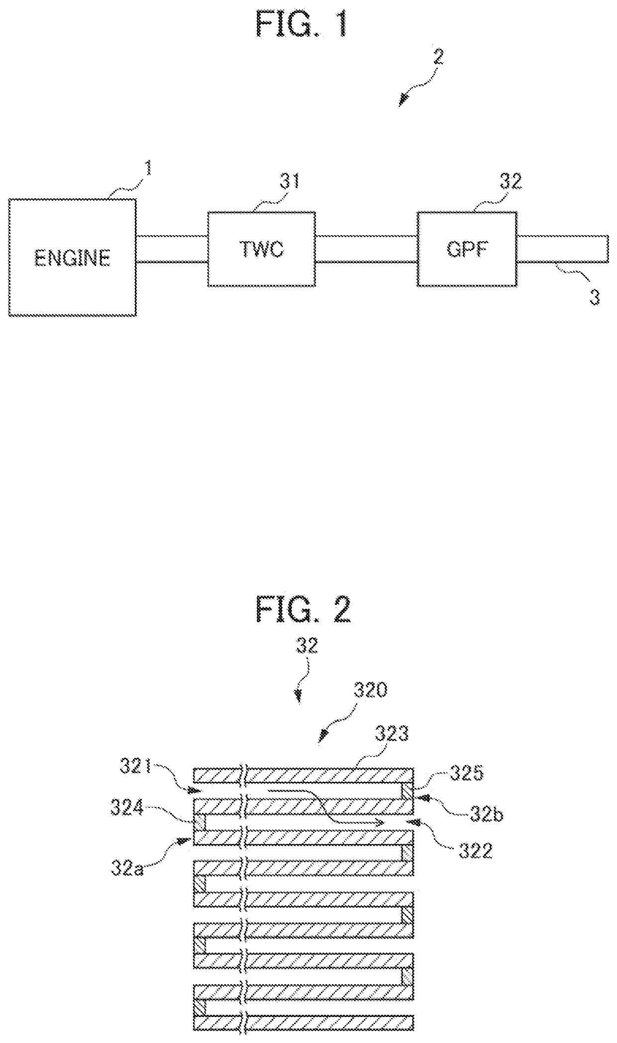 Exhaust emission control filter