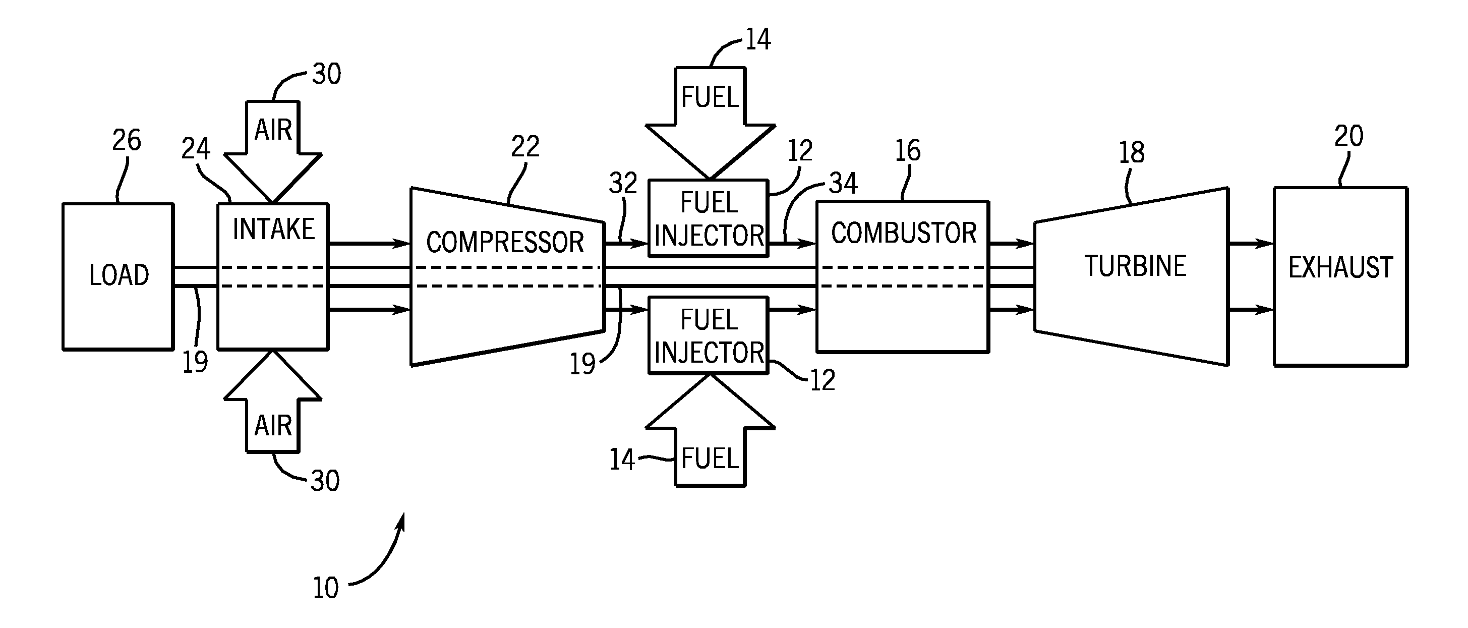 Pulse detonation system with fuel lean inlet region