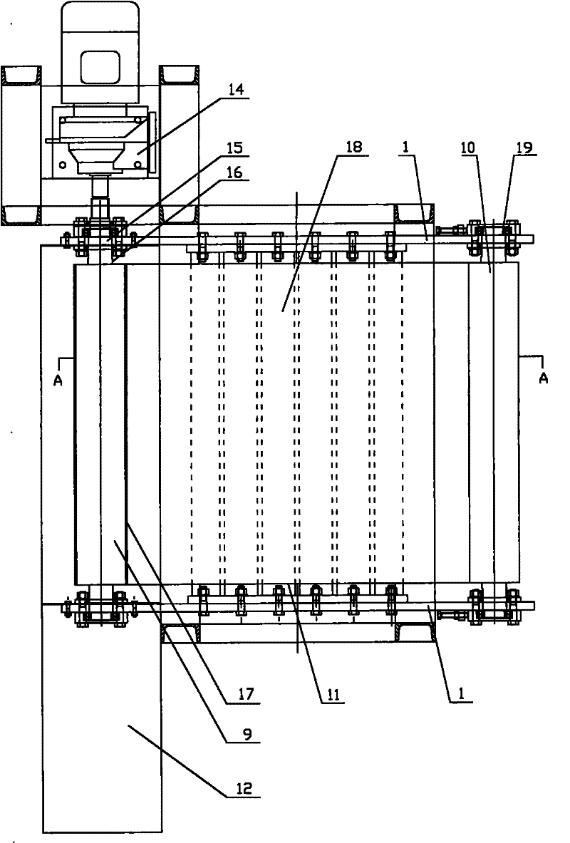 Module type permanent magnetic separation rolling machine