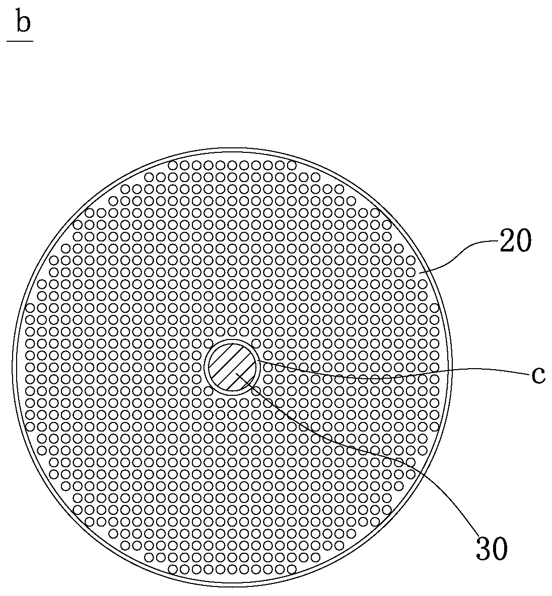 Grinding filter suitable for uniform proportioning of modified asphalt