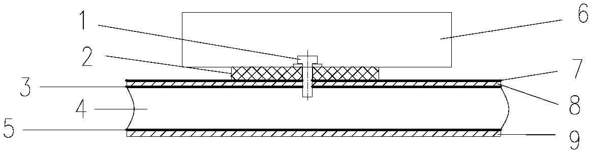 Satellite roof refined thermal design device