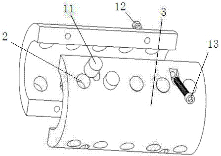 A mountain bike front fork shock absorber power generation device based on the principle of electromagnetic induction