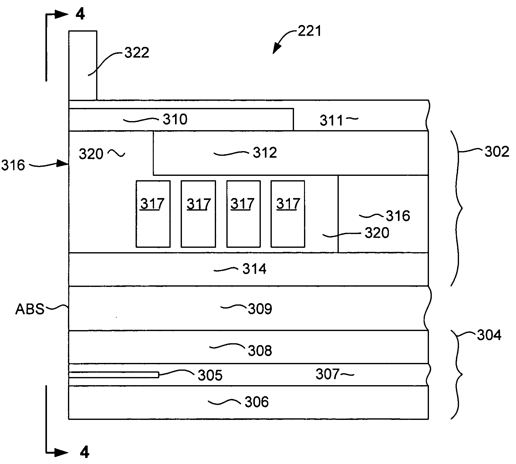 Magnetic write head having a shield that extends below the leading edge of the write pole