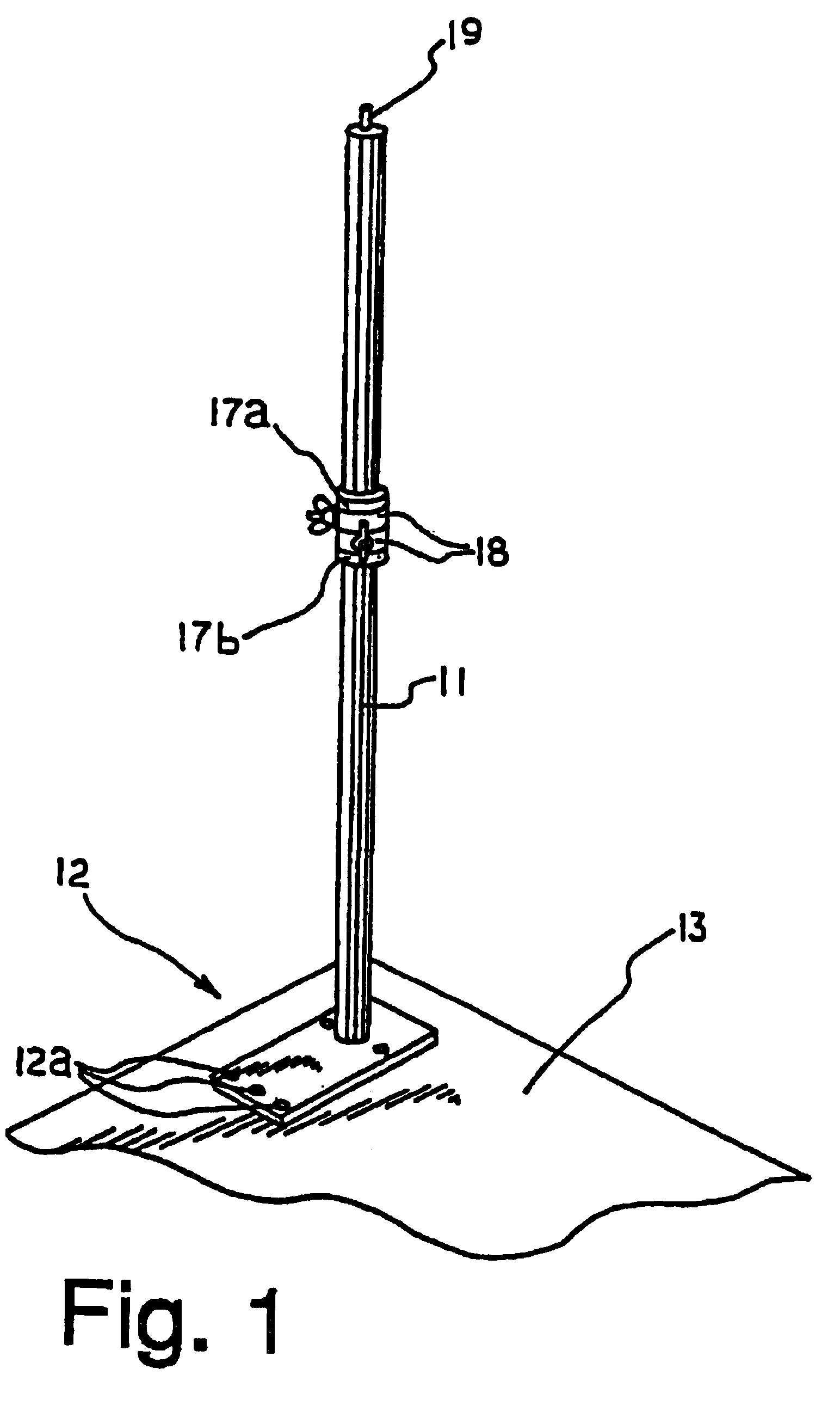 Temporary guard rail system