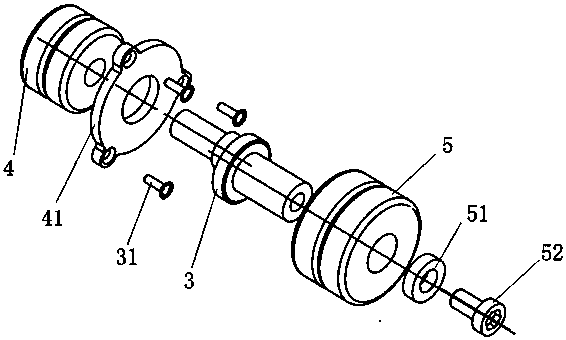 Accurate assembly method and improved structure of air compressor motor plate and static plate plane gap