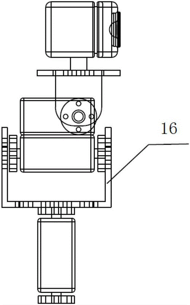 Body-sensing camera pan-tilt holder capable of following head movement of human body and control method