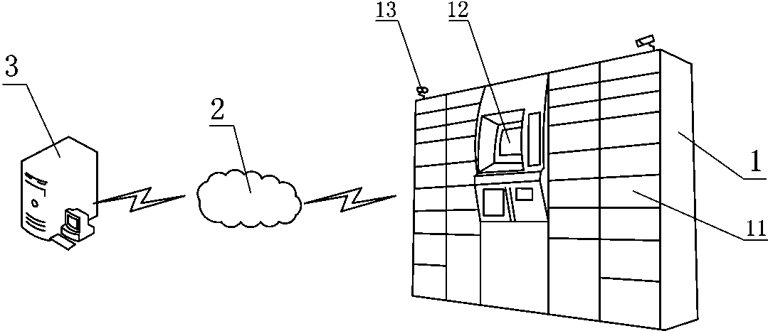 Retention parcel processing method for intelligent express delivery drop-in box