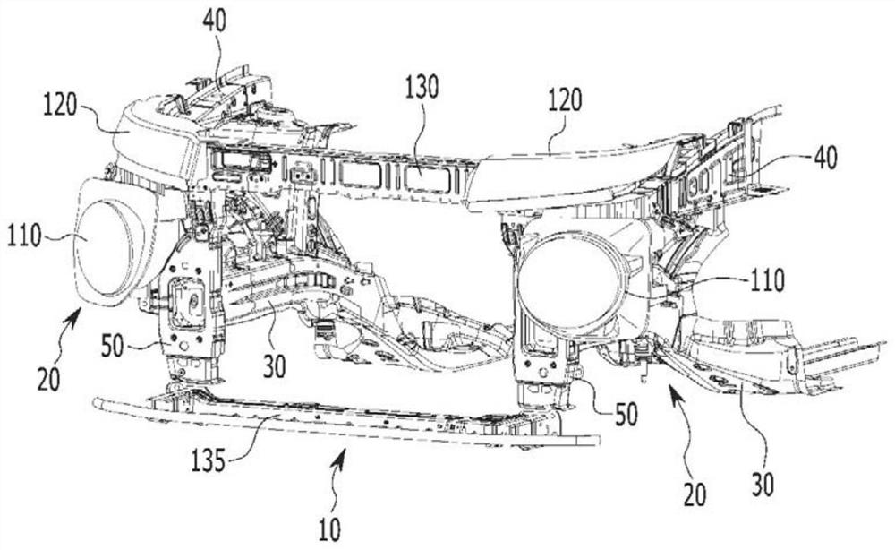 Fender fender structure, vehicle body with fender fender structure and manufacturing method of fender fender structure