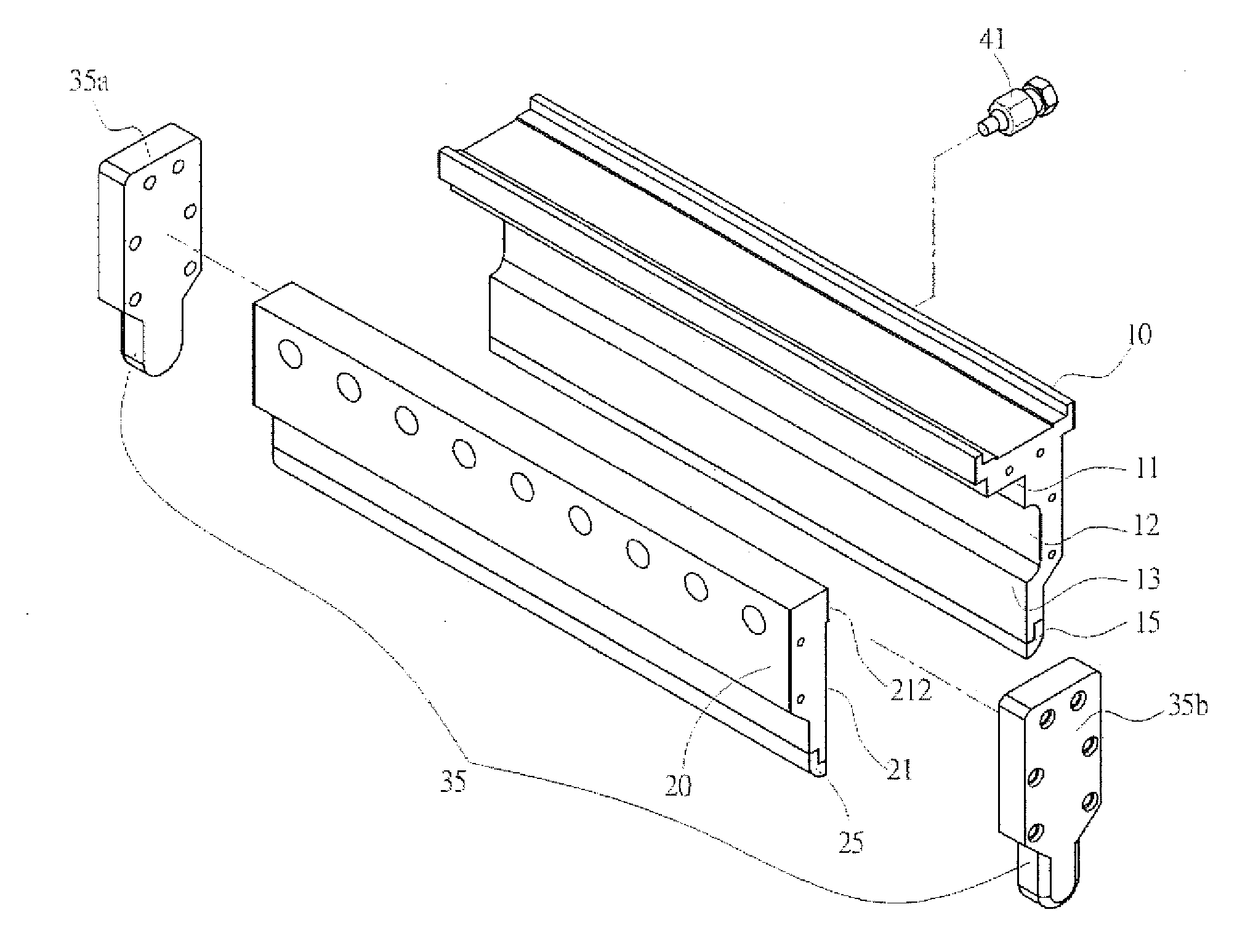 Slit-type scraper device