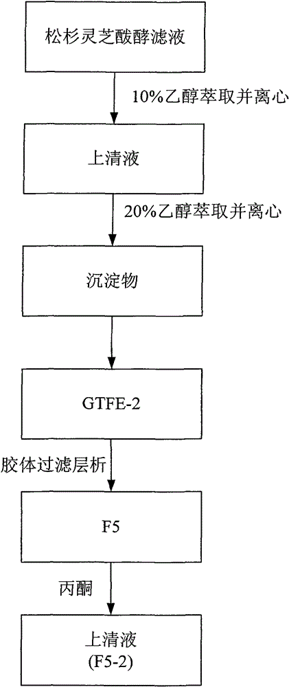 Ganoderma tsugae active substance, preparation method thereof and composition thereof