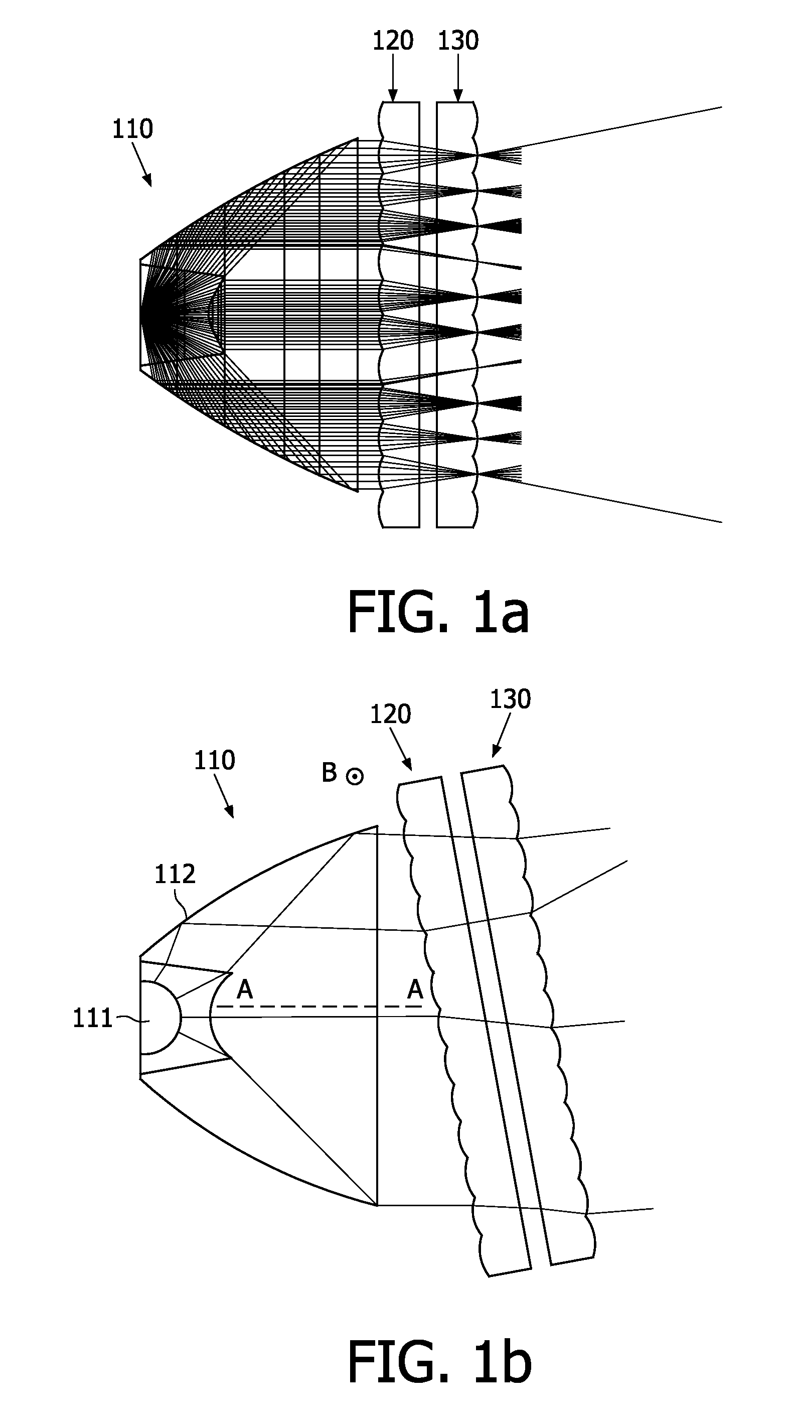 Floodlight with tiltable beam