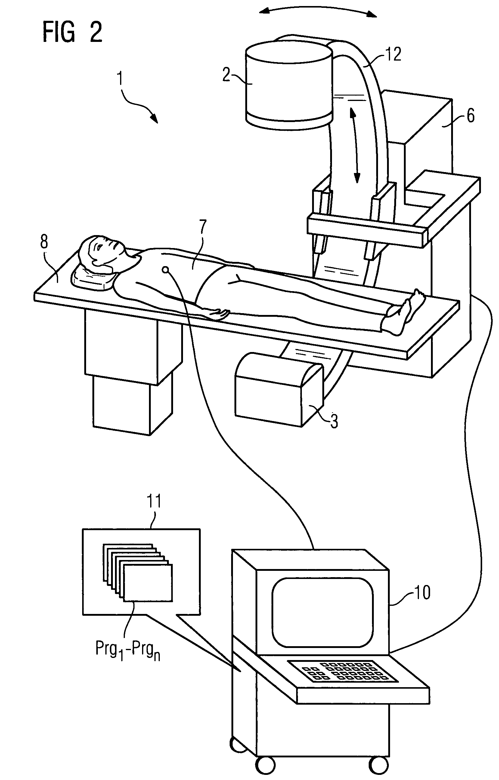 Method for generating tomographical recordings of a partially cyclically moving examination object