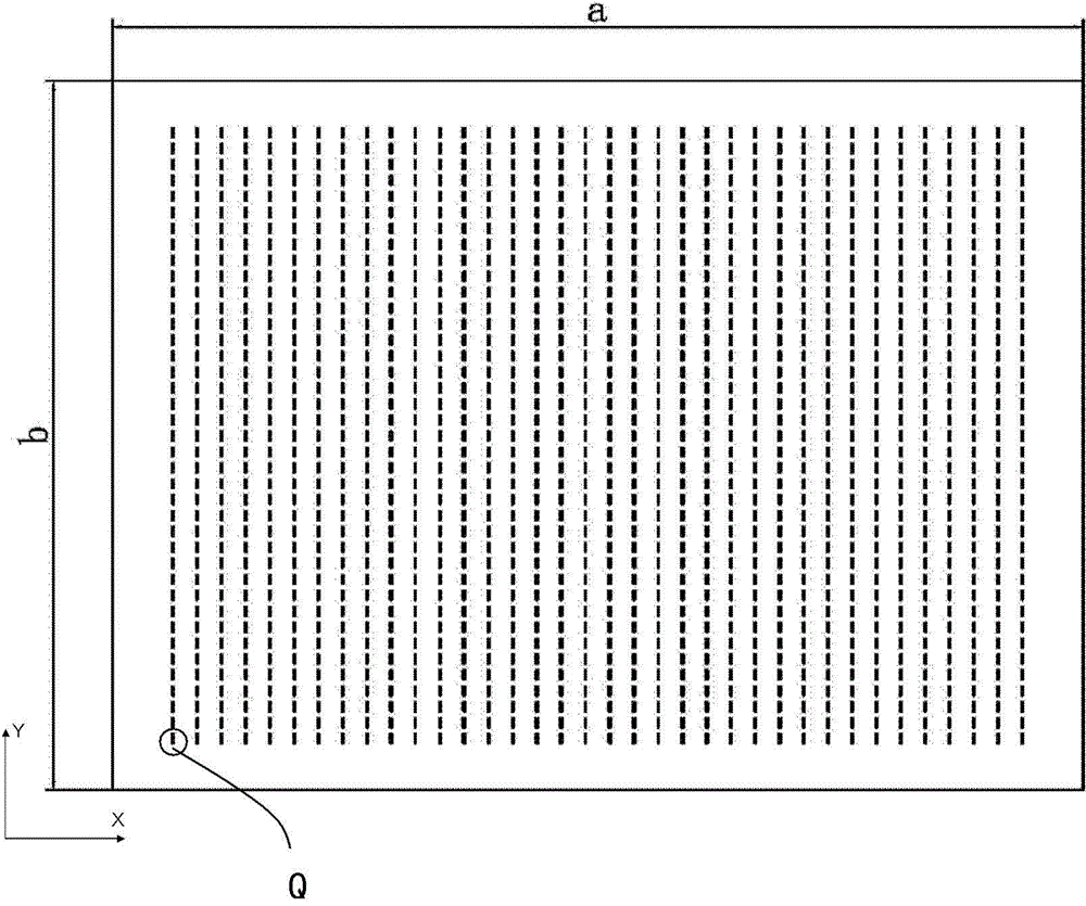 Frequency scanning reflecting grating antenna and mirror reflecting wave restraining method thereof