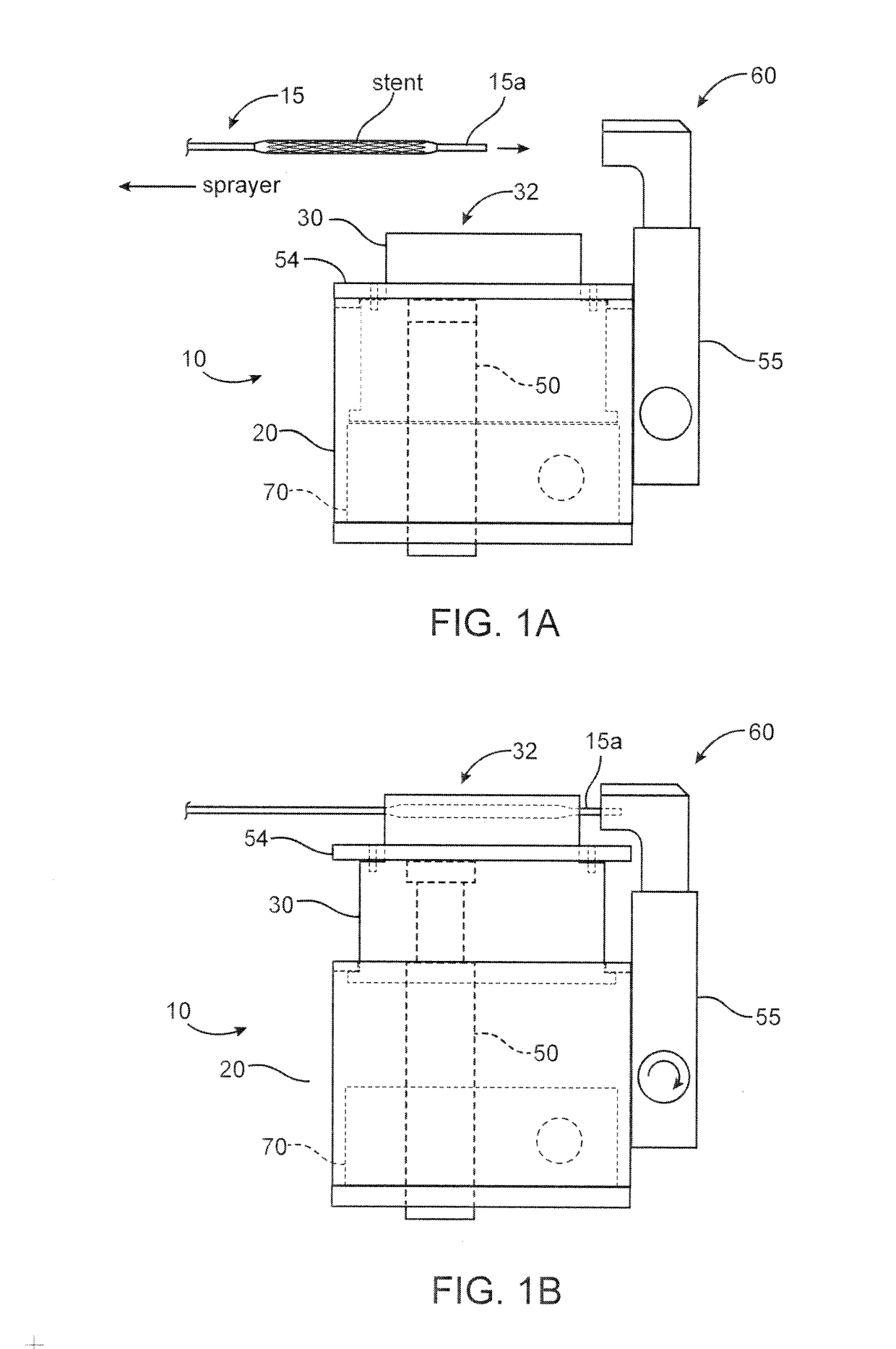 Dryers for removing solvent from a drug-eluting coating applied to medical devices