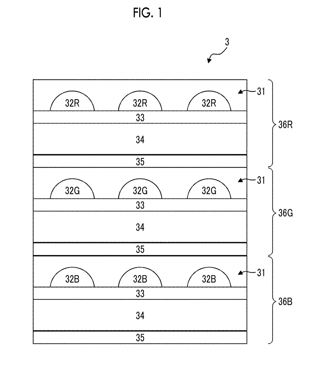 Member for displaying projected image and projection system