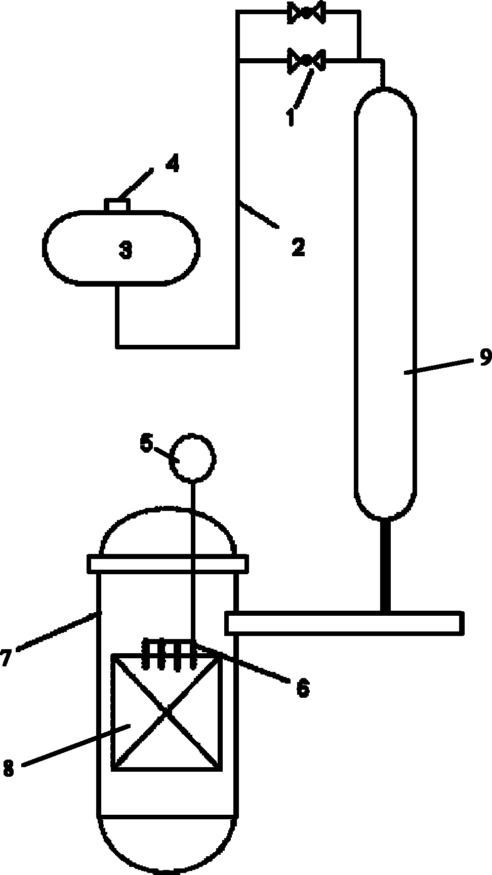 Device and method for quickly relieving pressure in primary circuit of pressurized water reactor nuclear power plant