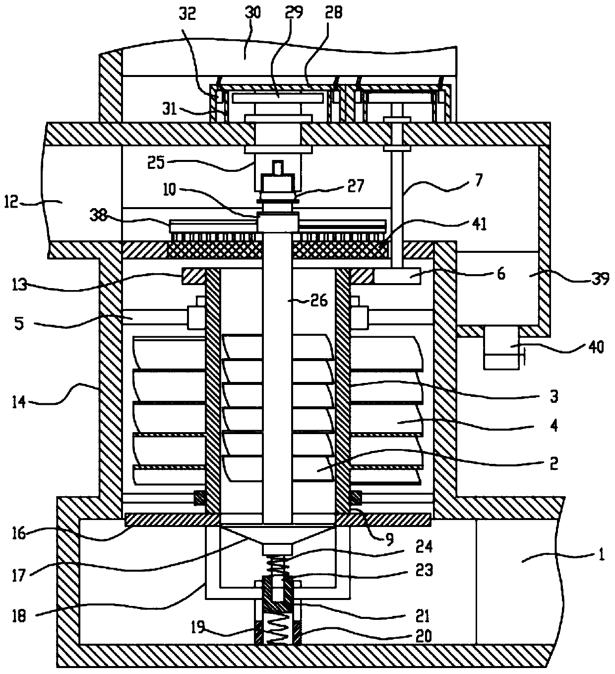 A self-cleaning flow self-adaptive high-precision detection equipment