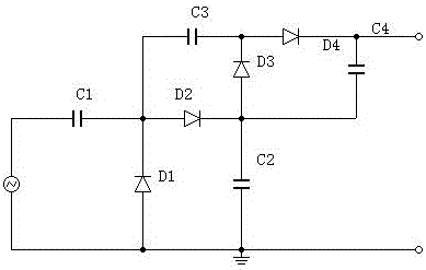 Energy collection device based on piezoelectric power generation and control system and control method thereof