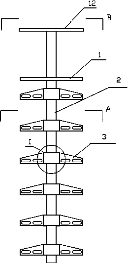 Rotary bookshelf and method for manufacturing same