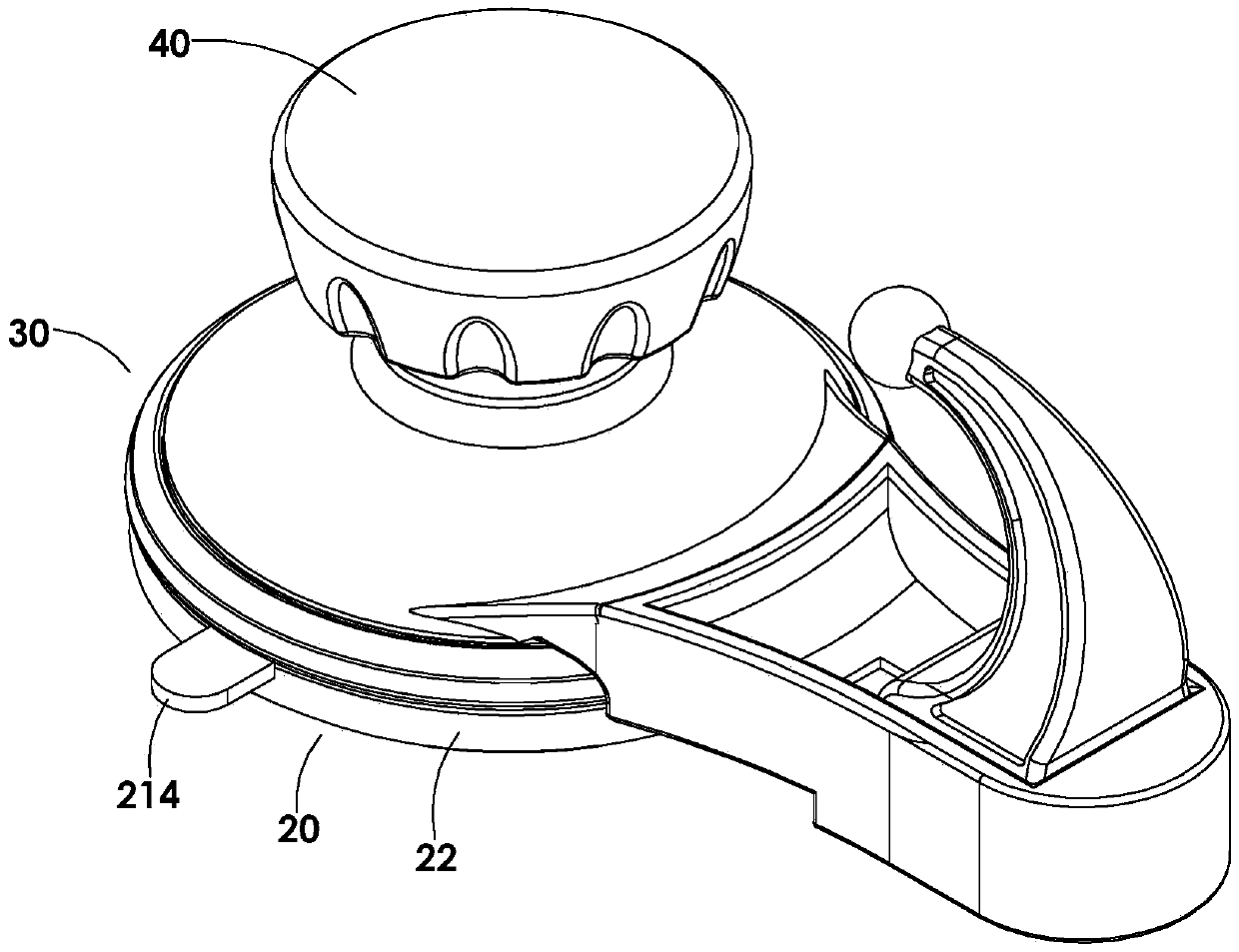 Vacuum fixator used fixedly and repeatedly