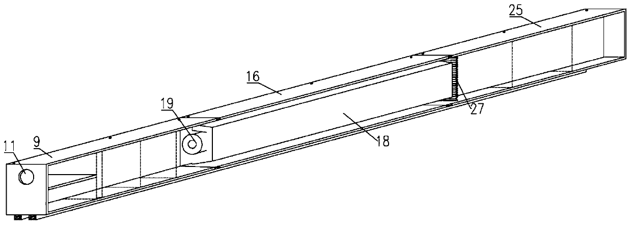 Box body structure for intelligent indoor environmental system