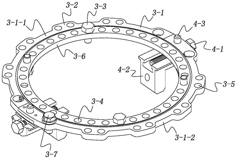 Adjustable fixing device for traumatic orthopedics department