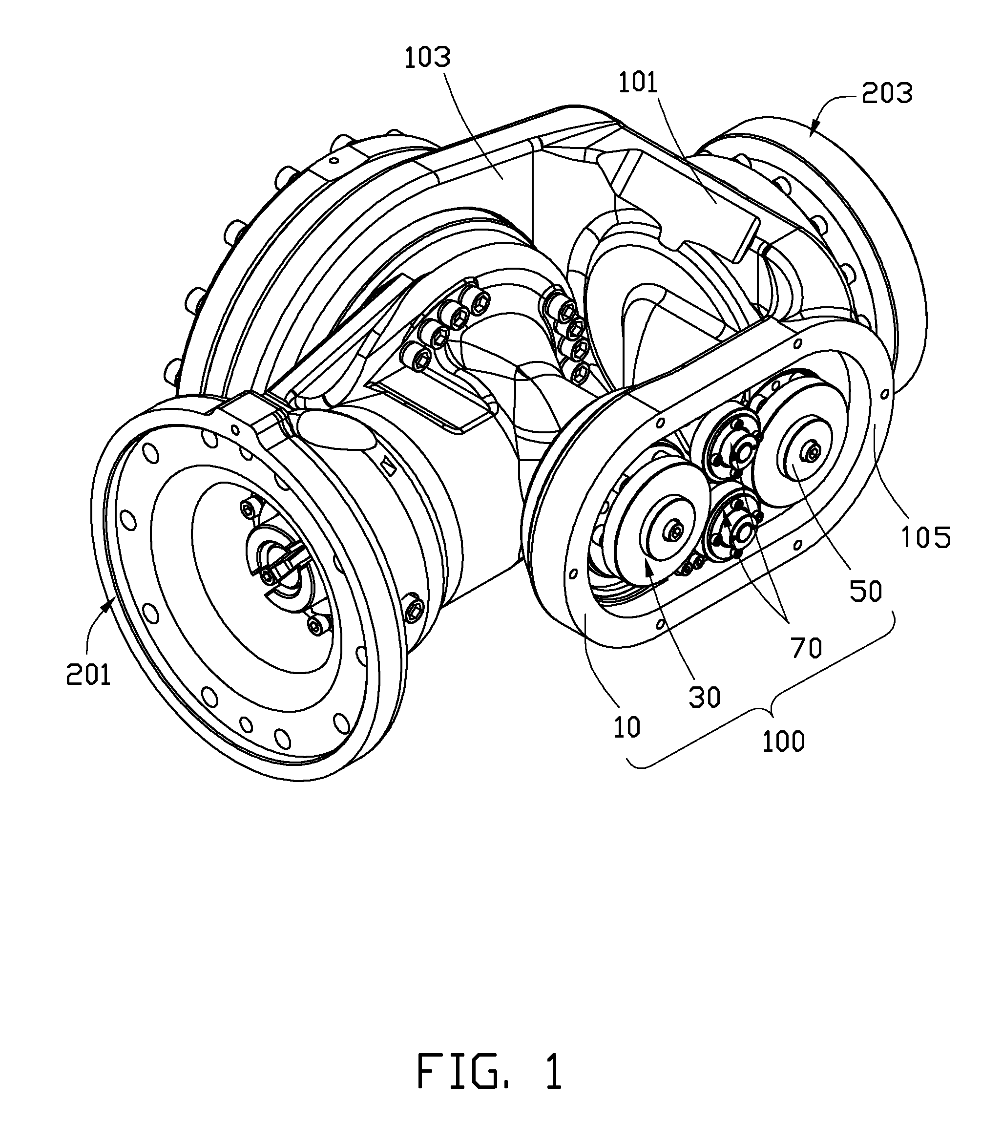 Gear transmission mechanism and robot arm connecting structure using the same