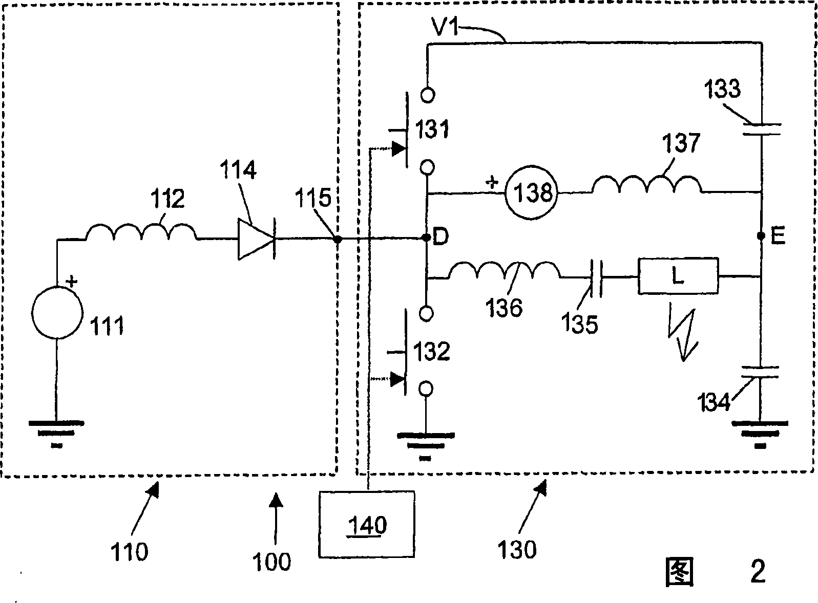 Lamp driver using solar cells